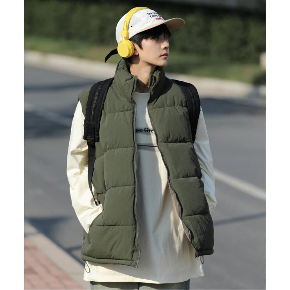 ベスト メンズ ダウン スタンダード厚手ダウンベスト