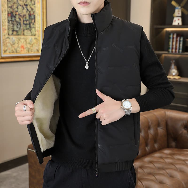 ベスト メンズ ダウン 暖かな季節のベストダウン