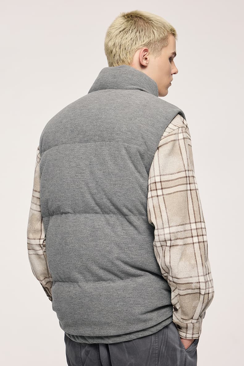 メンズ ベスト メンズ ダウンベスト 防寒 袖なし アウター 全2色