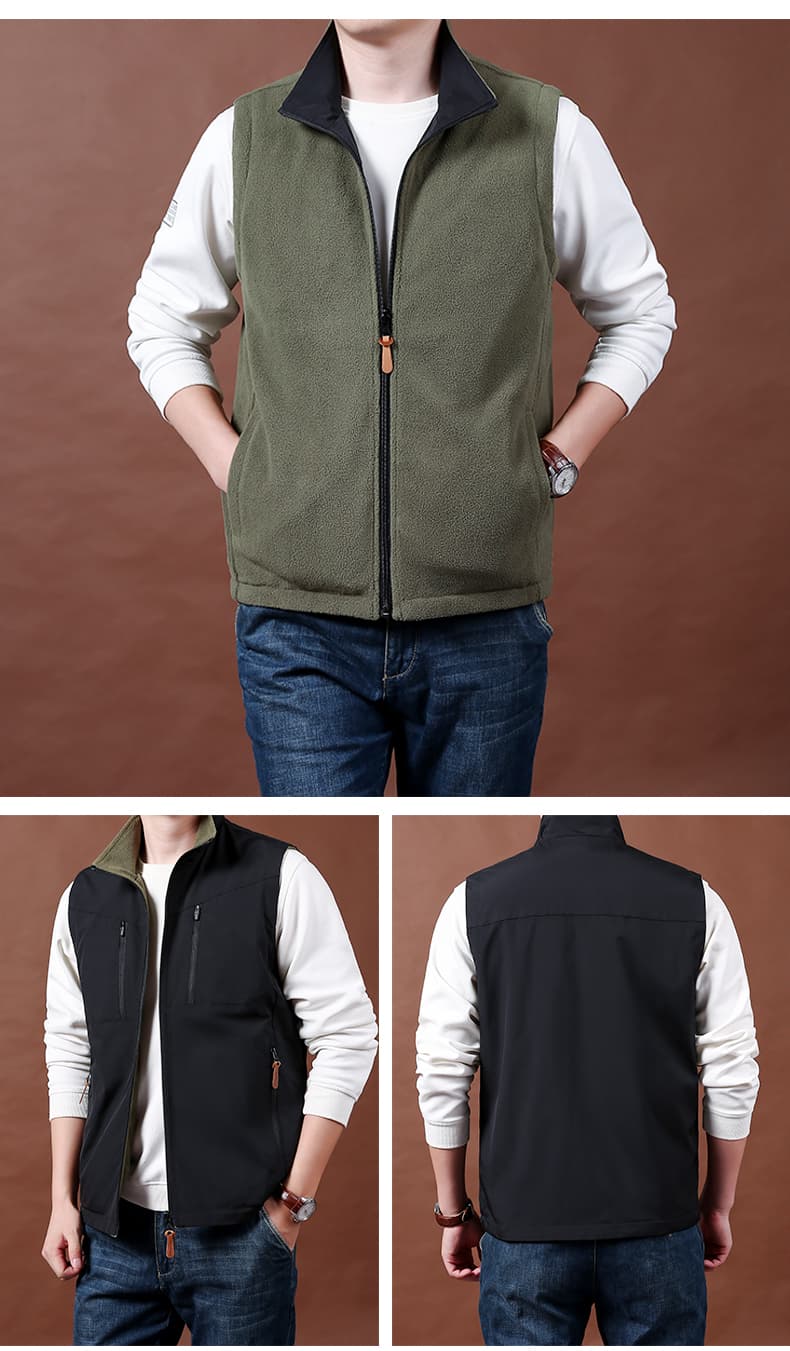 ベスト メンズ ナイロン アウトドア多機能ナイロンベスト