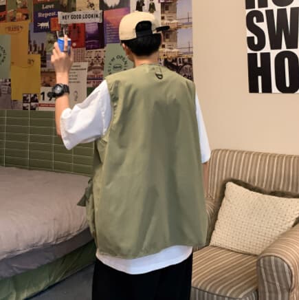 メンズ ベスト メンズ多機能フィッシングベスト釣り用アウター