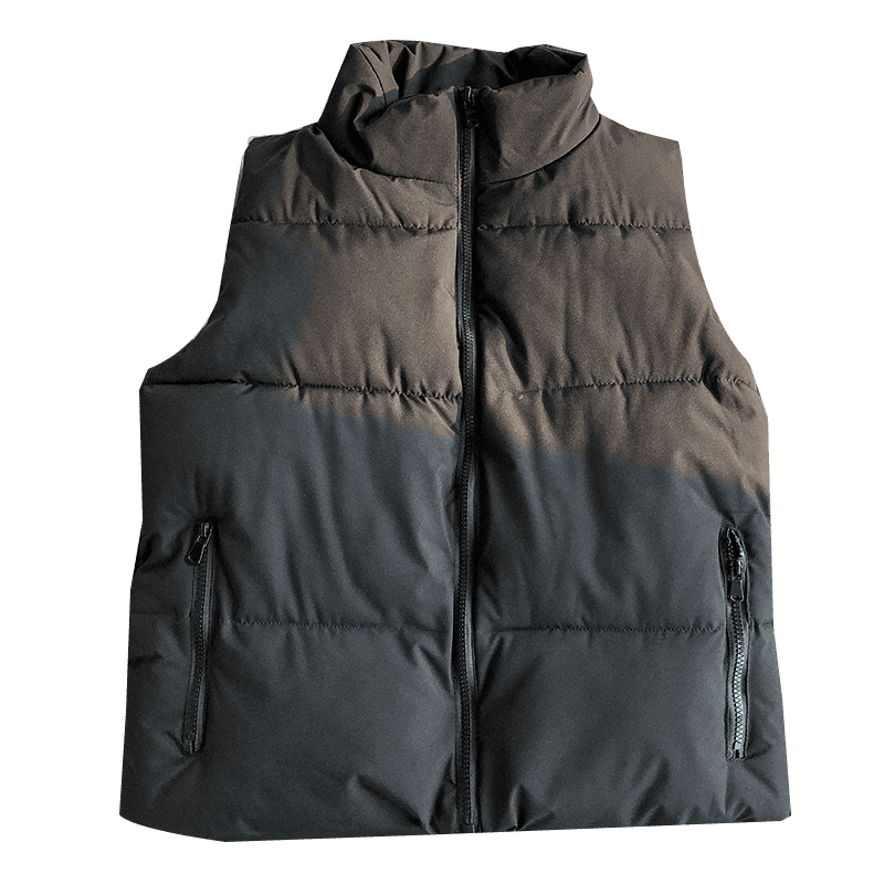 ベスト メンズ スタンドカラー軽量ダウンベスト