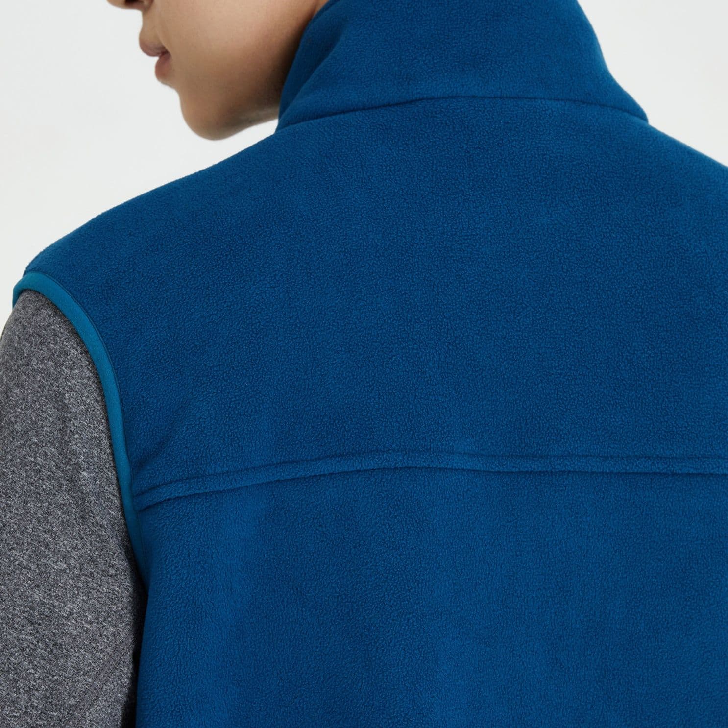 ベスト メンズ フリース スタンドカラー