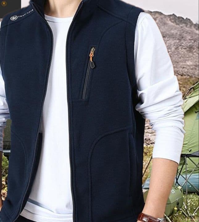 ベスト メンズ フリース アウトドア向け