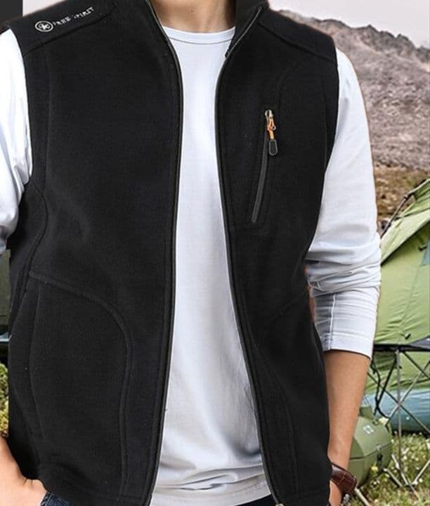 ベスト メンズ フリース アウトドア向け