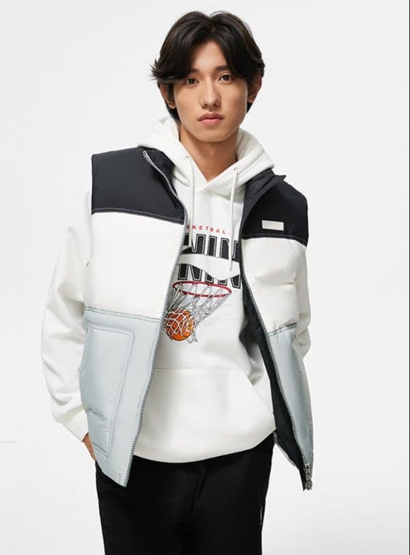 ベスト メンズ ダウン シンプル軽量ダウンベスト