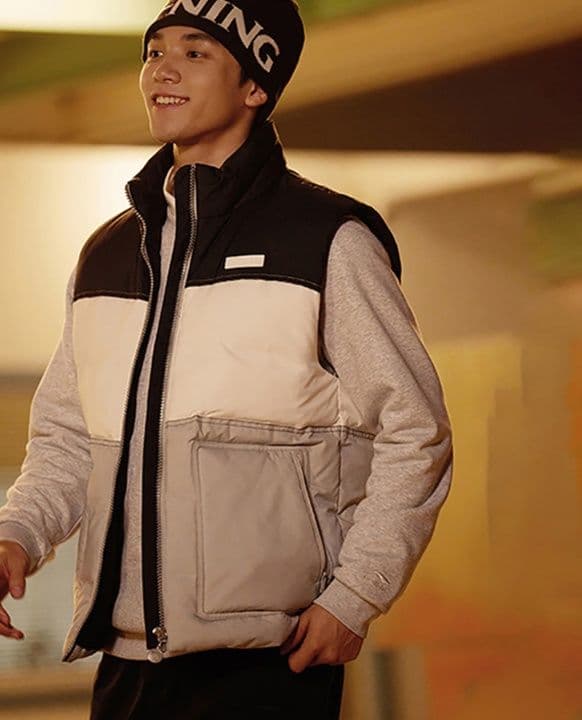 ベスト メンズ ダウン シンプル軽量ダウンベスト