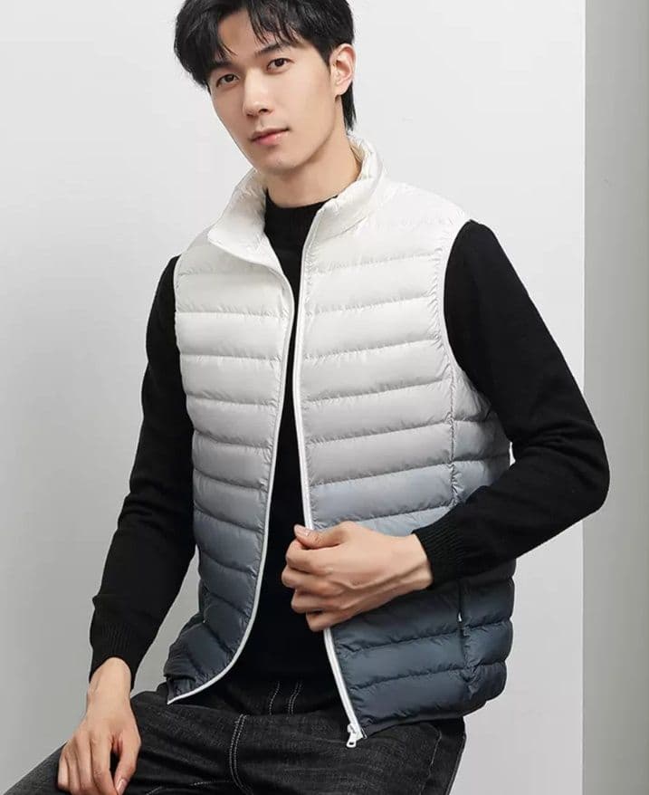 ベスト メンズ ダウン 立体キルティングダウンベスト
