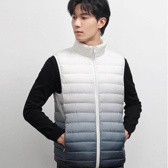 ベスト メンズ ダウン 立体キルティングダウンベスト