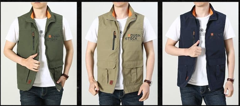 ベスト メンズ ナイロン 多機能アウトドアユーティリティベスト