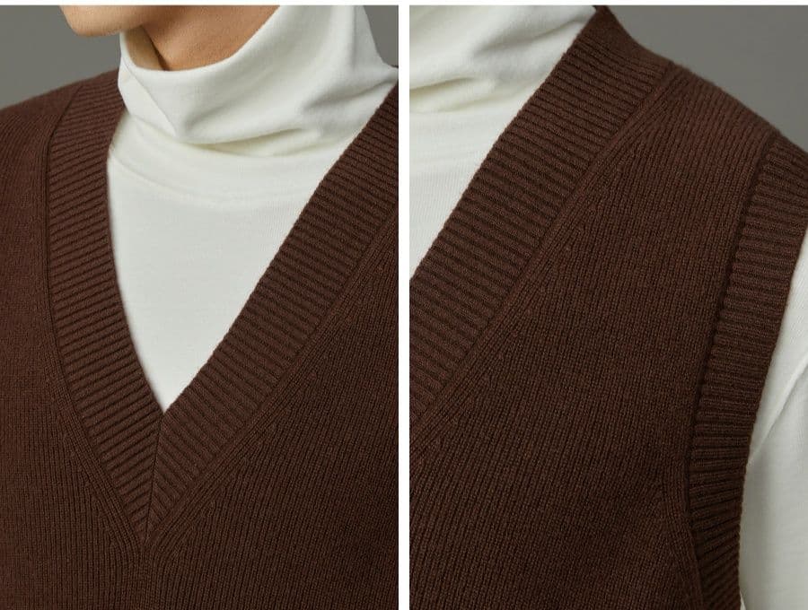 ベスト メンズ ニット スクールスタイル ベストニット