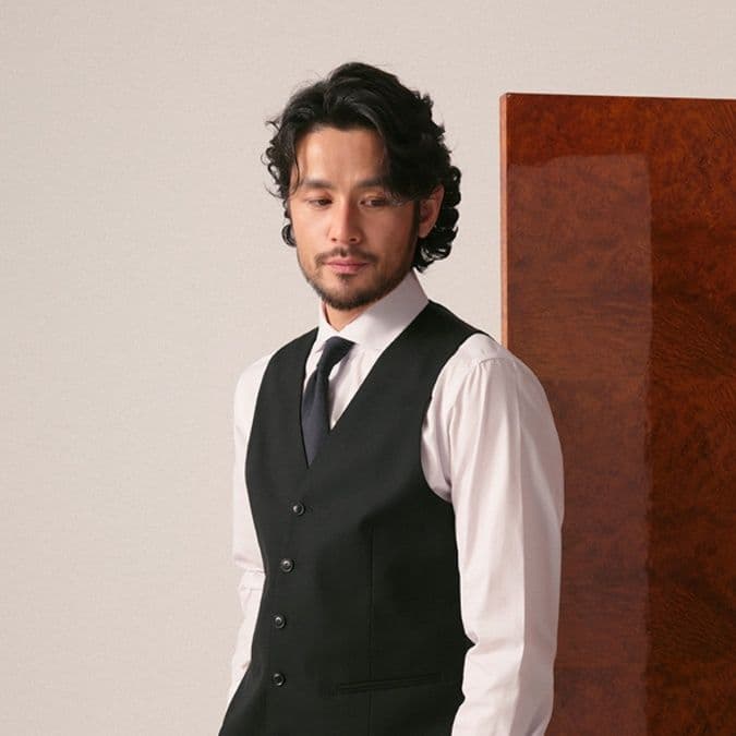 ベスト メンズ スーツ 上質仕立て フォーマルベスト