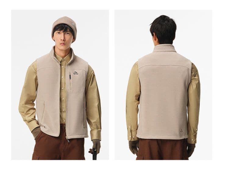 ベスト メンズ フリース アウトドア機能性フリースベスト