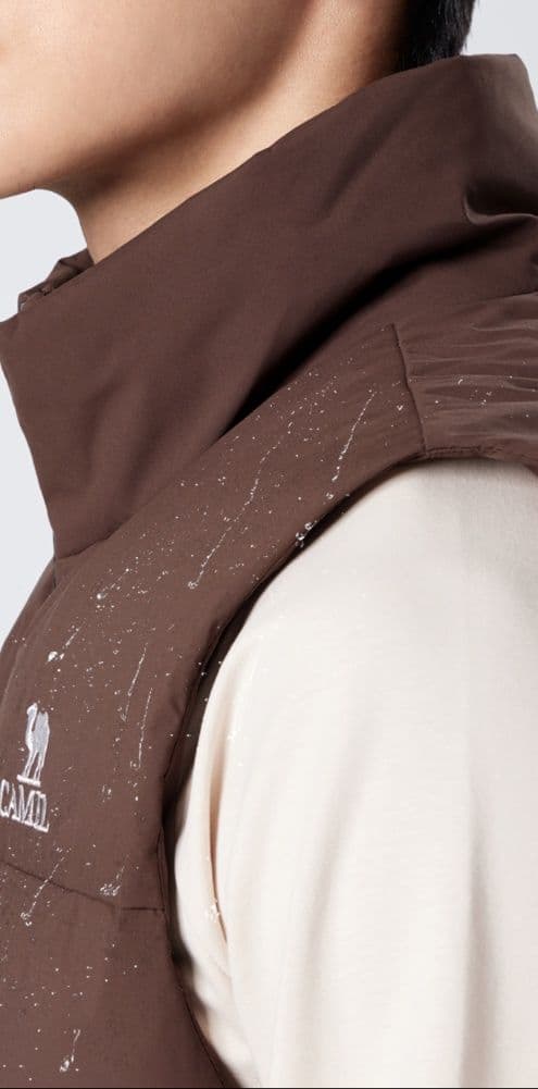 ベスト メンズ ダウン 撥水機能付き高機能防寒ベスト