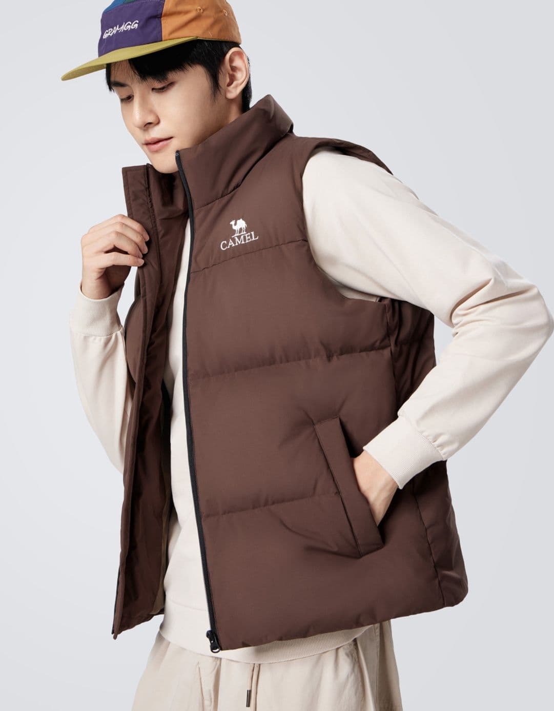 ベスト メンズ ダウン 撥水機能付き高機能防寒ベスト