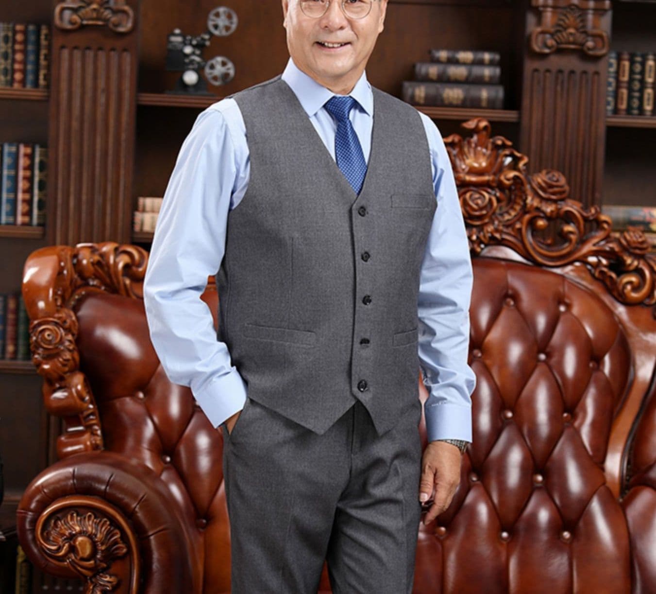 ベスト メンズ スーツ 上質仕立て ビジネスベスト