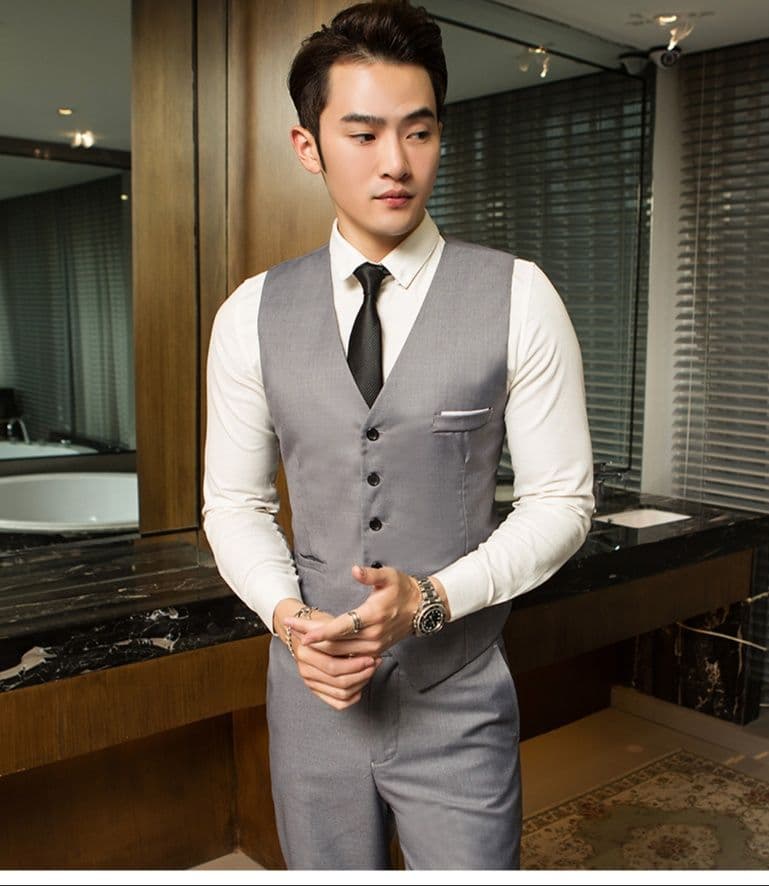 ベスト メンズ スーツ 洗練ビジネスベスト