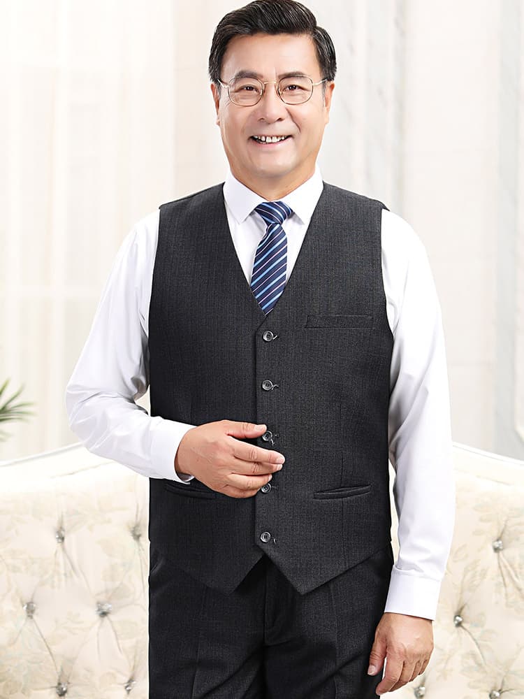 ベスト メンズ スーツ 上質仕立て ビジネスベスト