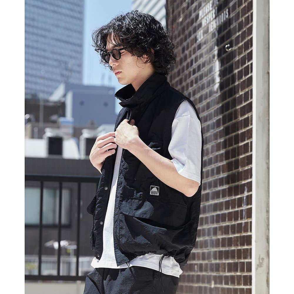 ベスト メンズ ナイロン アーバンマルチポケットベスト