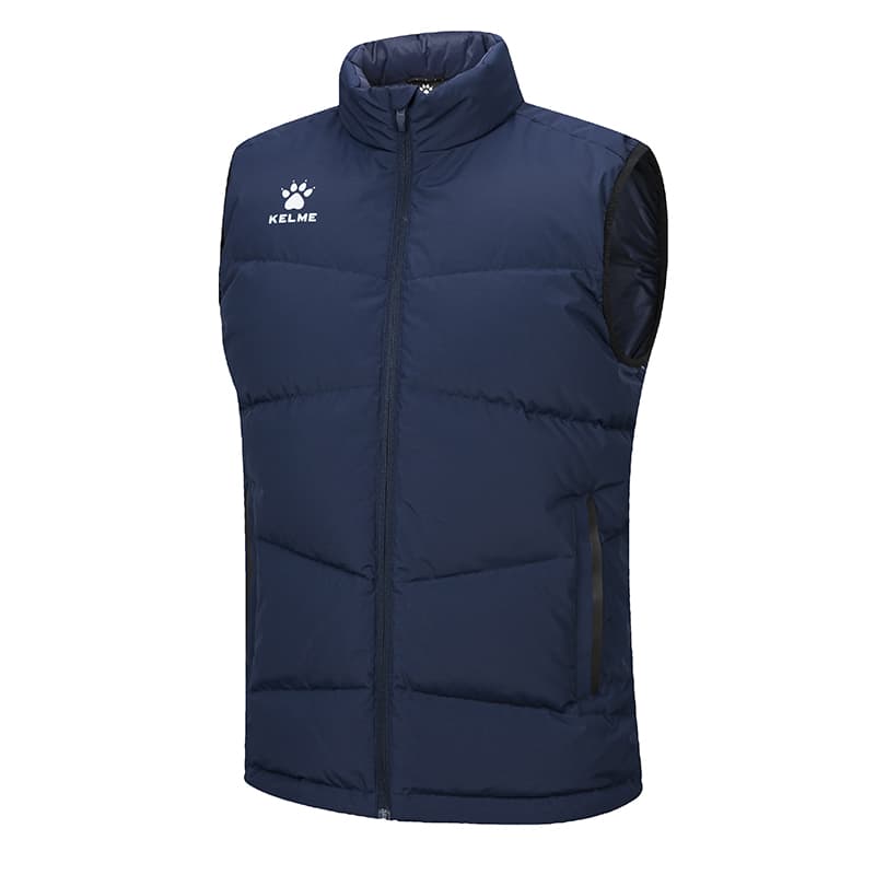 ベスト メンズ ダウン スポーティ立ち襟ダウンベスト