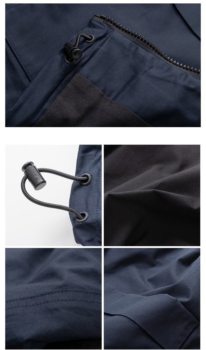 ベスト メンズ シンプル機能性ジップアップベスト