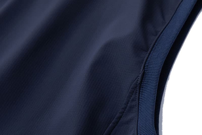 メンズ ベスト 紺色無地Vネックベスト男女兼用ノースリーブ