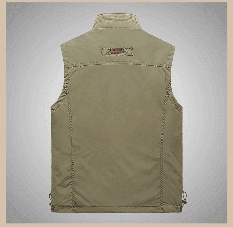 ベスト メンズ アウトドア多機能メッシュベスト