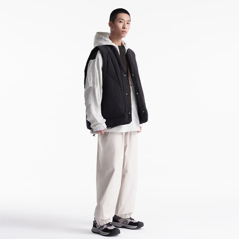 ベスト メンズ ダウン 職人仕立てキルティングダウンベスト