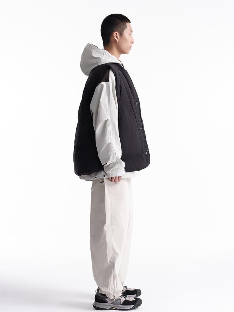 ベスト メンズ ダウン 職人仕立てキルティングダウンベスト