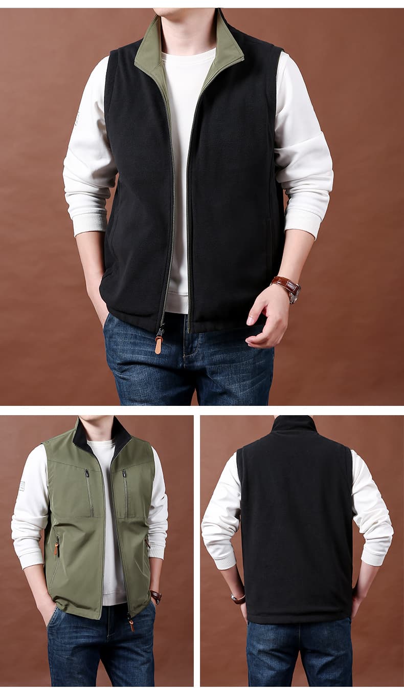 ベスト メンズ ナイロン アウトドア多機能ナイロンベスト