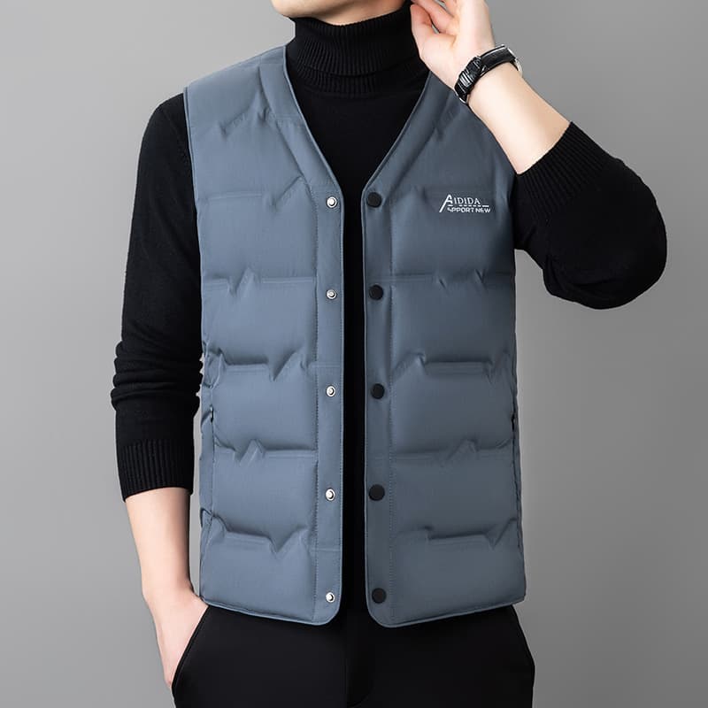 ベスト メンズ ダウン シンプル スタイル 高機能ダウンベスト