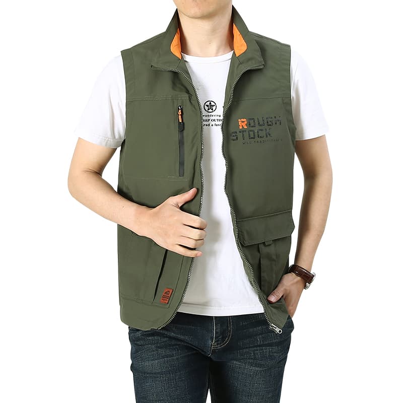 ベスト メンズ ナイロン 多機能アウトドアユーティリティベスト