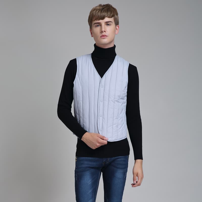 ベスト メンズ 軽量スタイリッシュインナーダウンベスト