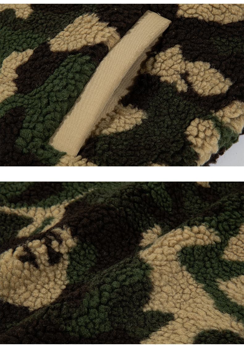 メンズ ベスト メンズ両面着用迷彩柄中綿ベスト防寒アウター