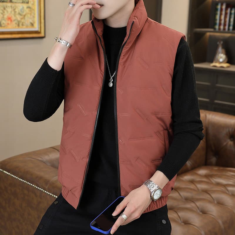 ベスト メンズ ダウン 暖かな季節のベストダウン