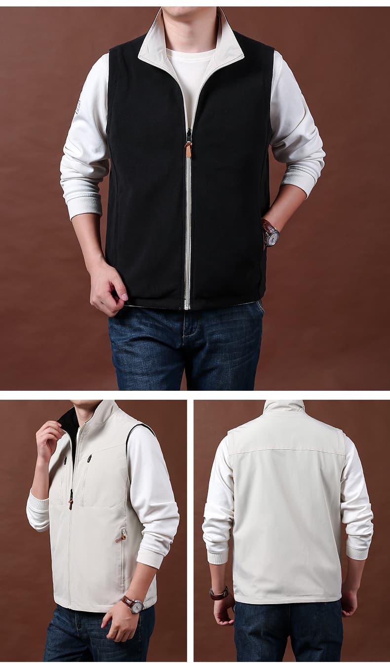 ベスト メンズ ナイロン アウトドア多機能ナイロンベスト