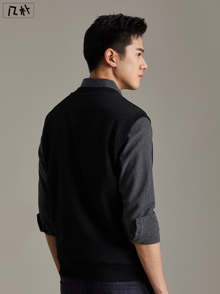 ベスト メンズ フリース スタンドカラー軽量