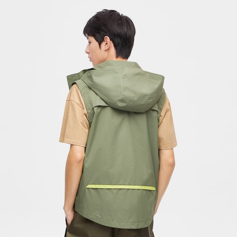 ベスト メンズ ナイロン フード付き多機能ポケットベスト