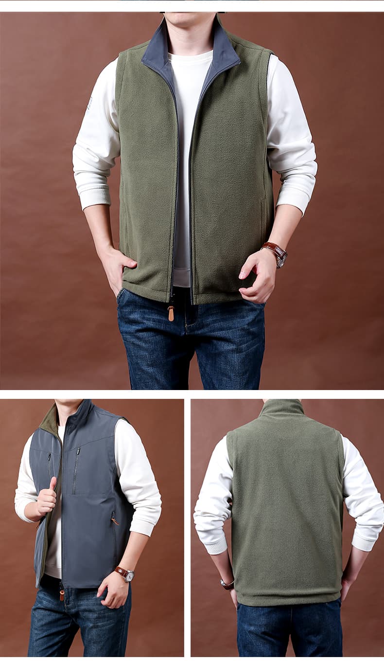 ベスト メンズ ナイロン アウトドア多機能ナイロンベスト