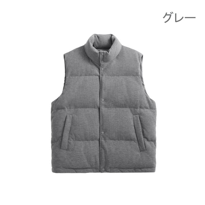 メンズ ベスト メンズ ダウンベスト 防寒 袖なし アウター 全2色
