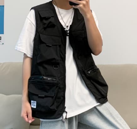 メンズ ベスト メンズ多機能フィッシングベスト釣り用アウター