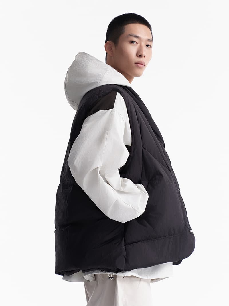 ベスト メンズ ダウン 職人仕立てキルティングダウンベスト