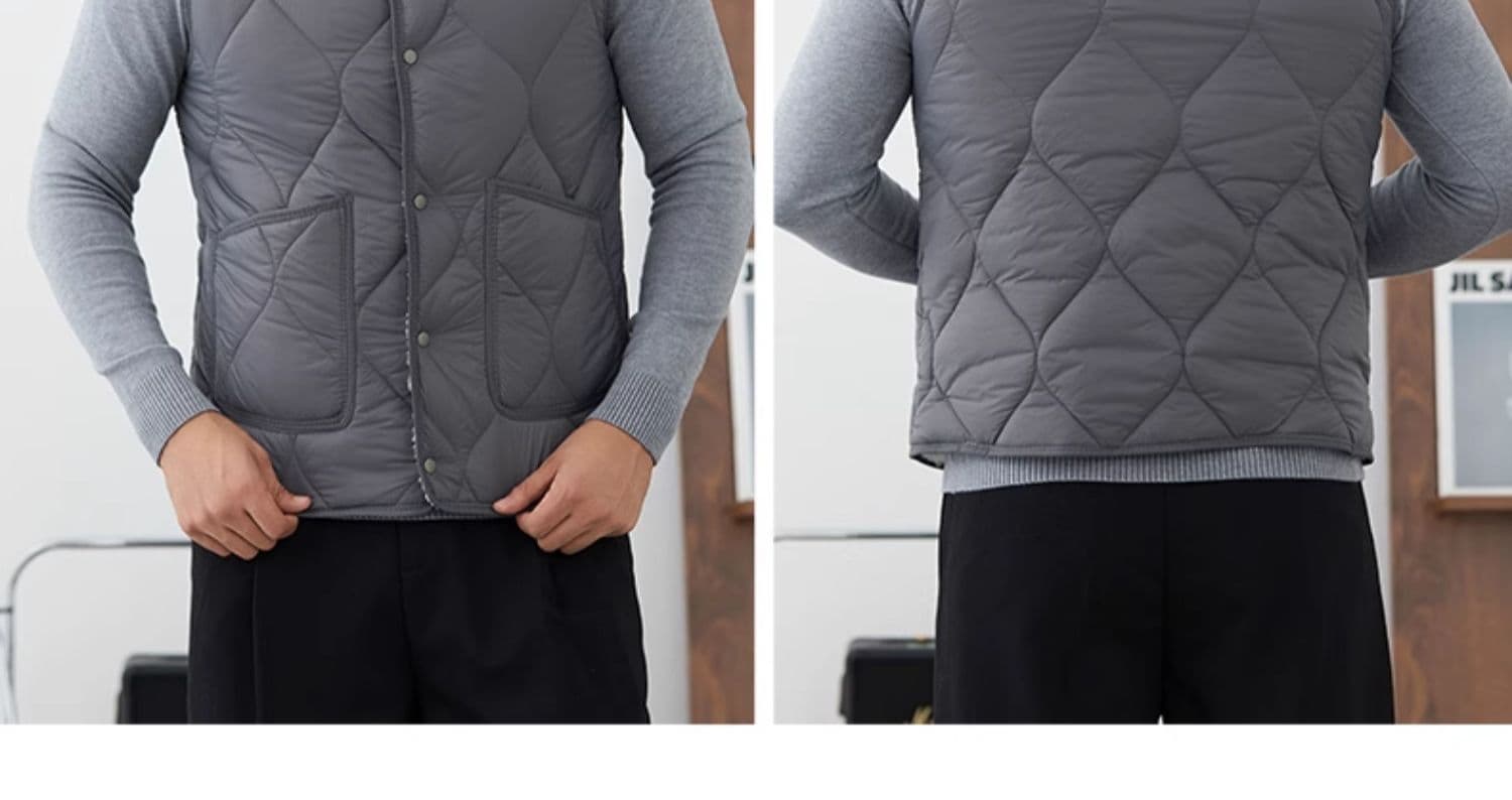 ベスト メンズ 高機能キルティングボアベスト