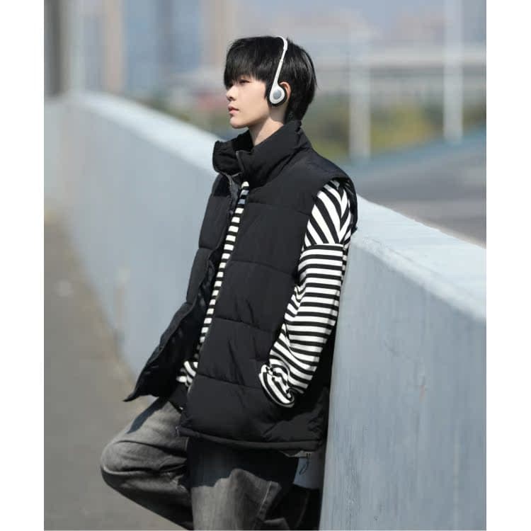 ベスト メンズ ダウン スタンダード厚手ダウンベスト