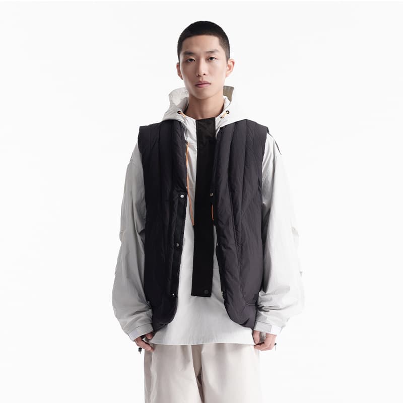 ベスト メンズ ダウン 職人仕立てキルティングダウンベスト