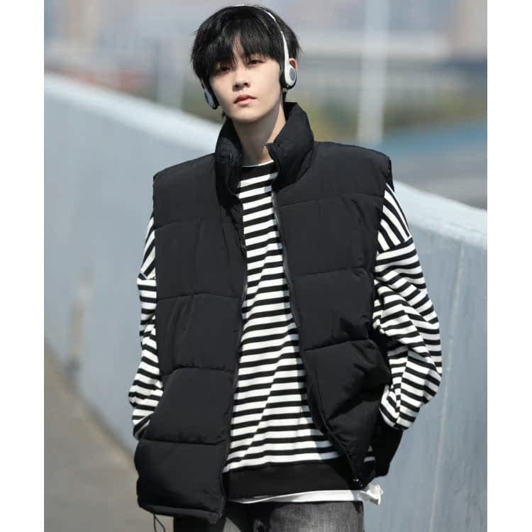 ベスト メンズ ダウン スタンダード厚手ダウンベスト