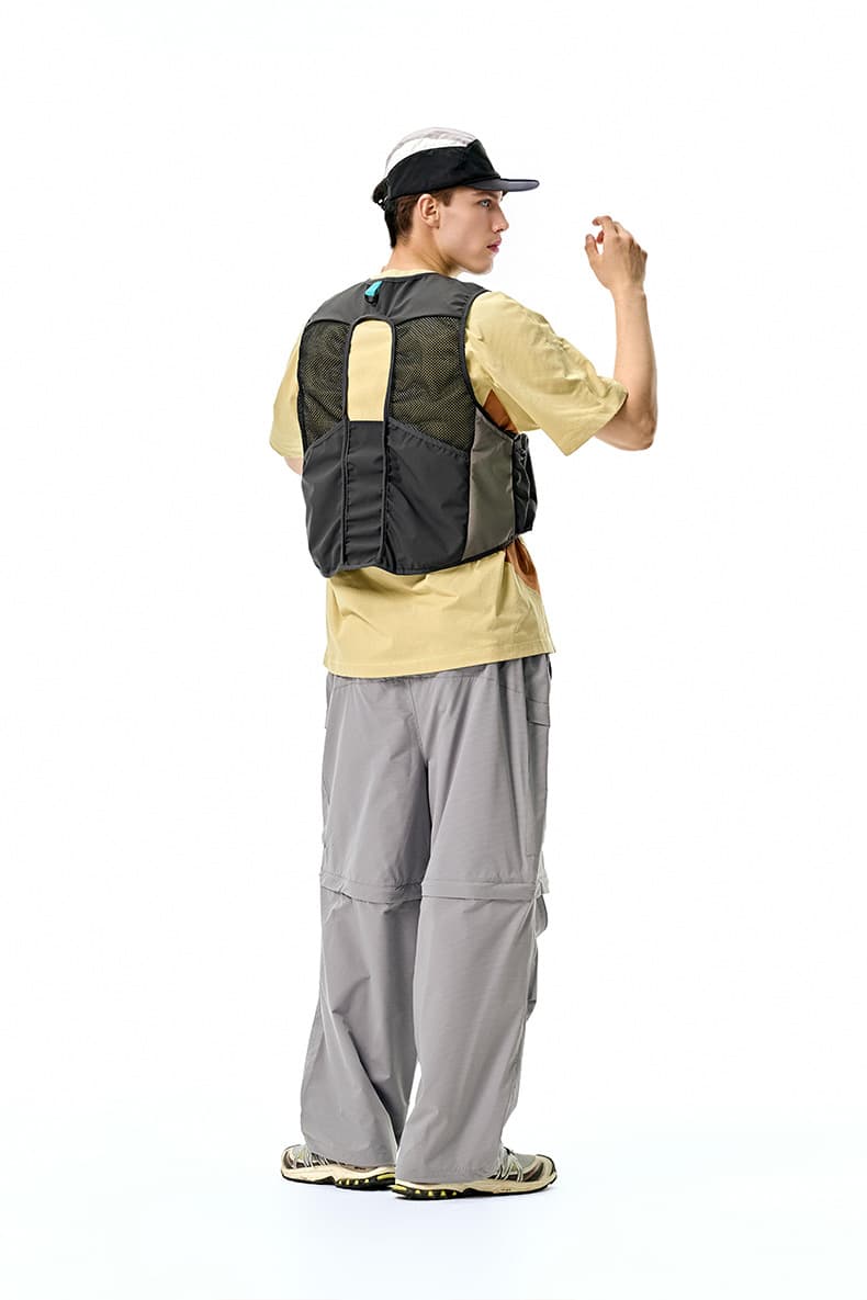 メンズ ベスト 多機能フィッシングベスト メンズ ストリート アウトドア メッシュ