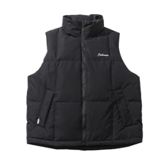 メンズ ベスト ダウン 軽量防寒中綿入り