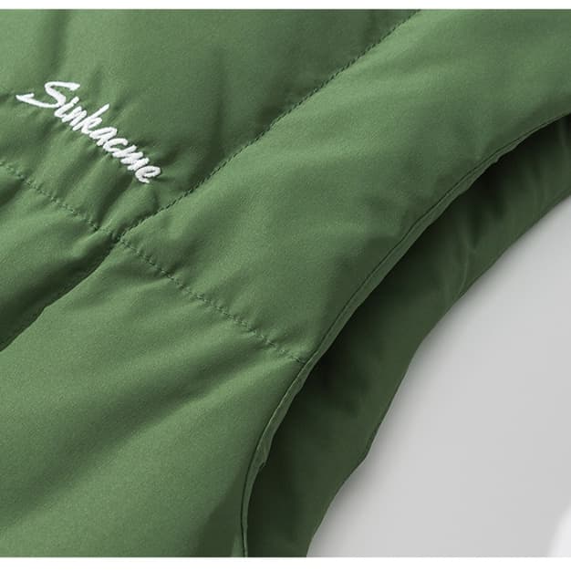 メンズ ベスト ダウン 軽量防寒中綿入り