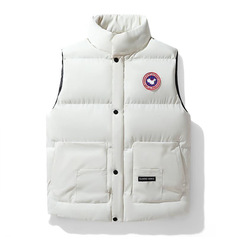 メンズ ベスト 男性用防寒中綿入りダウンベスト